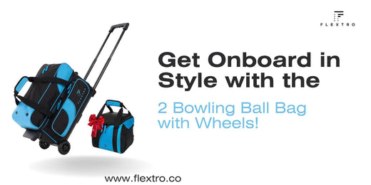 Get Onboard in Style with the 2 Bowling Ball Bag with Wheels!