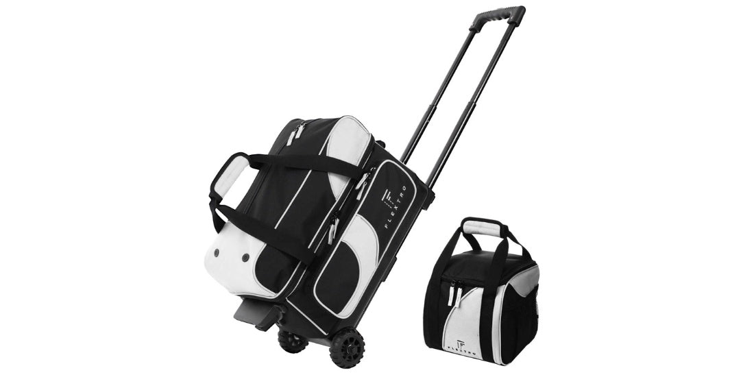 Roll with Flextro's bestselling 2+1 bowling roller bag