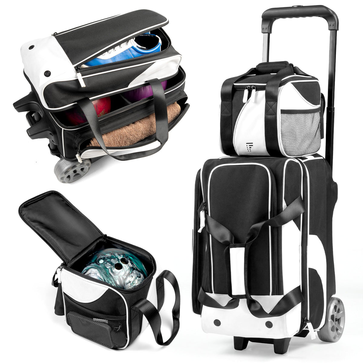 Flextro V2 - 3 Ball Bowling Bag with Wheels