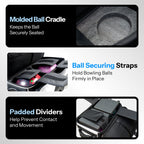 Flextro V2 - 3 Ball Bowling Bag with Wheels