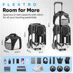 Flextro V2 - 3 Ball Bowling Bag with Wheels