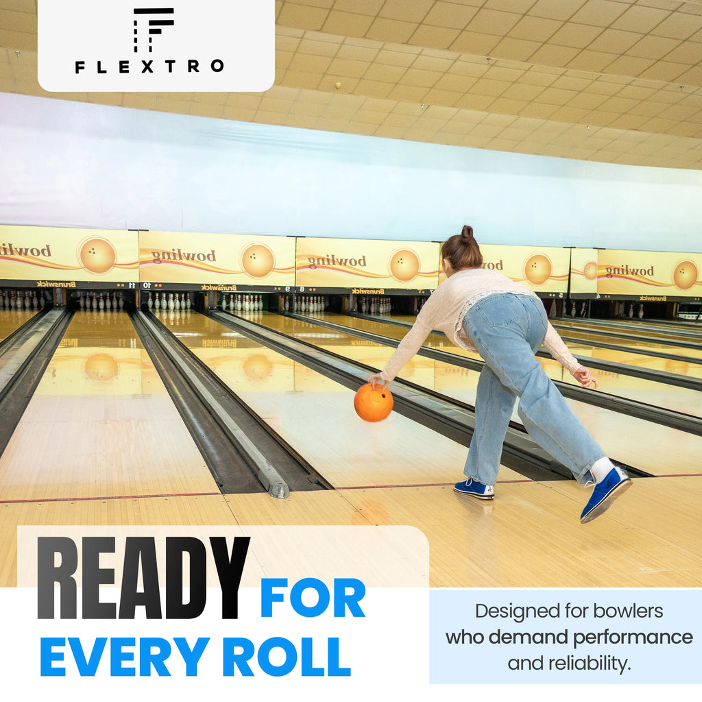 Flextro 3 Ball Bowling Bag with Wheels – Premium V2 Roller | 5-Inch Heavy-Duty Wheels | Tournament-Grade